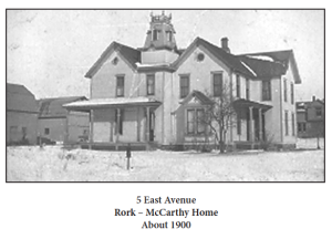 Rork - McCarthy home 5 East Ave around 1900